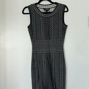 BCBG Max Azria Sleeveless Patterned Dress, Size S